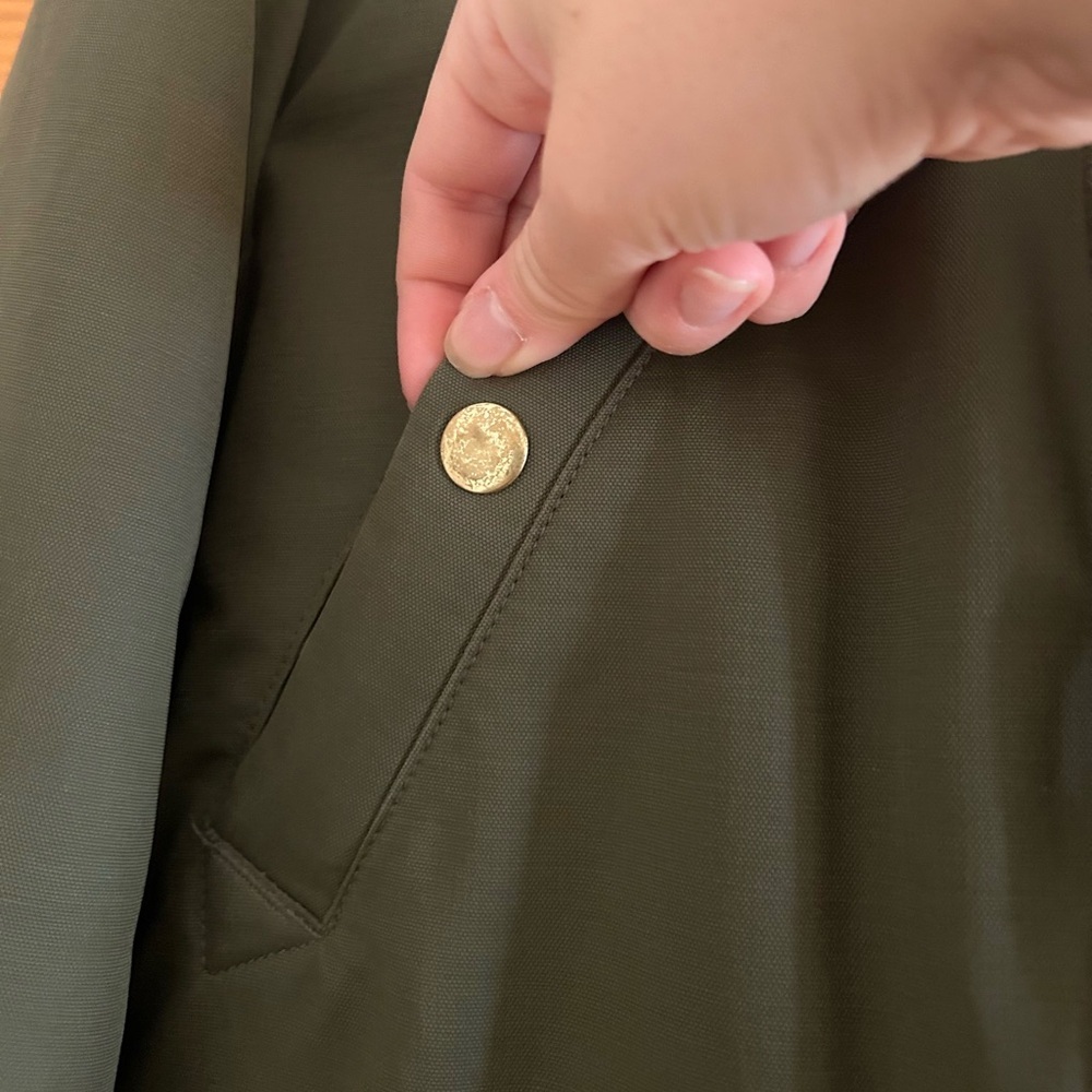 J.Crew Green Parka Primaloft Hooded Jacket - Picture 9 of 14